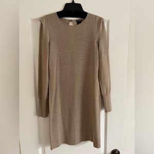 NWOT Club Monaco sweater dress in camel in XS.